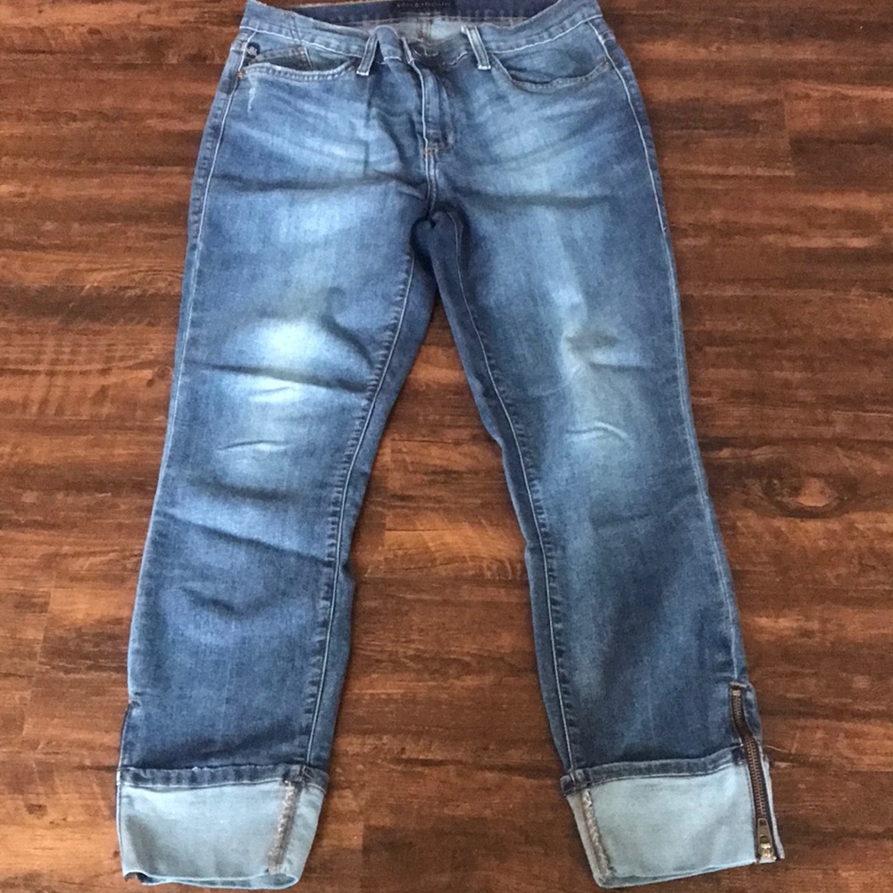 Rock & Republic Slightly Distressed Ankle Jeans